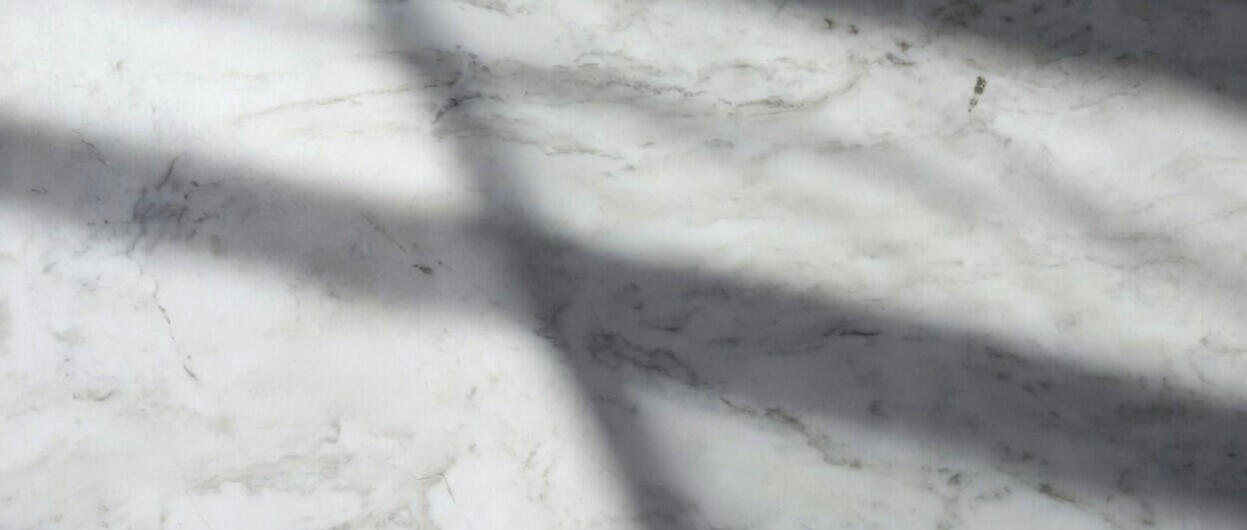 Carrara marble, natural light